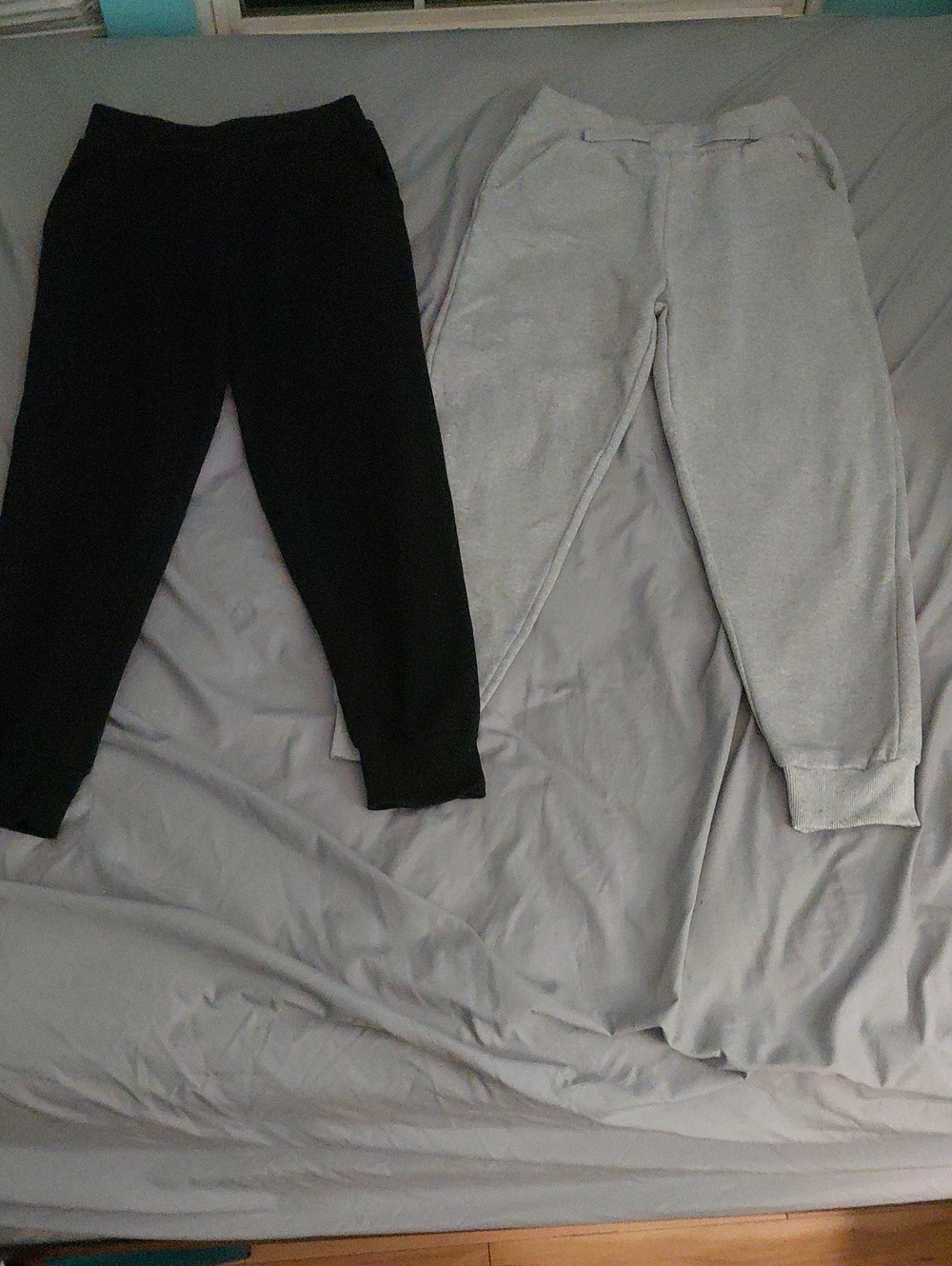 Kenneth Cole Kids Jogger Pants in Black & Light Gray - 2 Pair